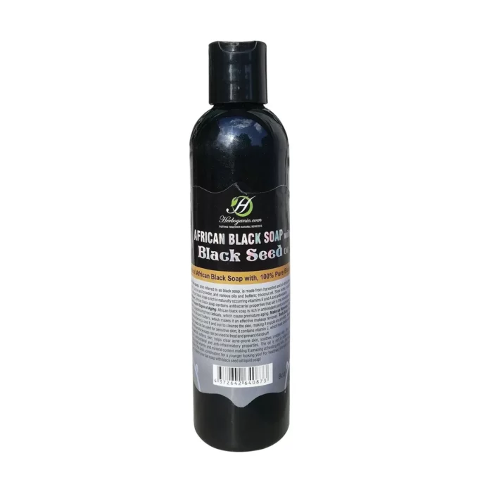 African Black Soap Liquid with Black Seed Oil - 8oz