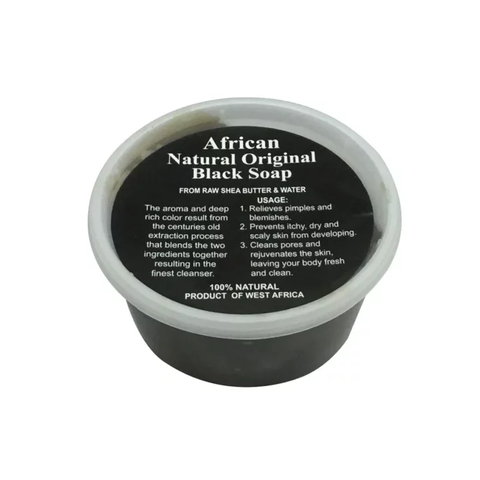 African Black Soap Raw Paste - 8oz