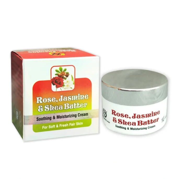Rose, Jasmine & Shea Butter Soothing & Moisturizing Cream - 50g