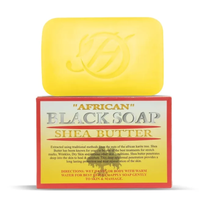 African Black Soap with Shea Butter - 5oz
