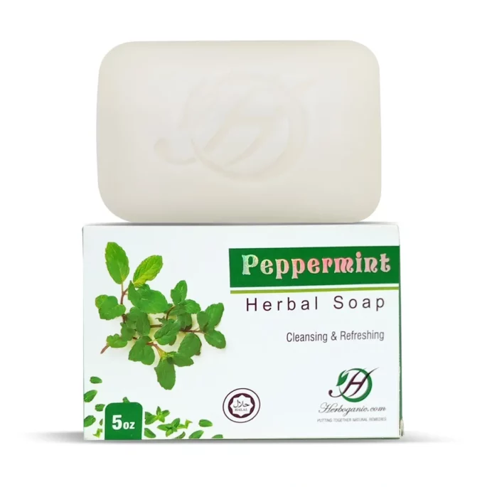 Peppermint Herbal Soap - 5oz