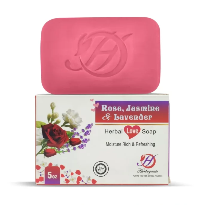 Rose, Jasmine & Lavender Herbal Soap - 5oz